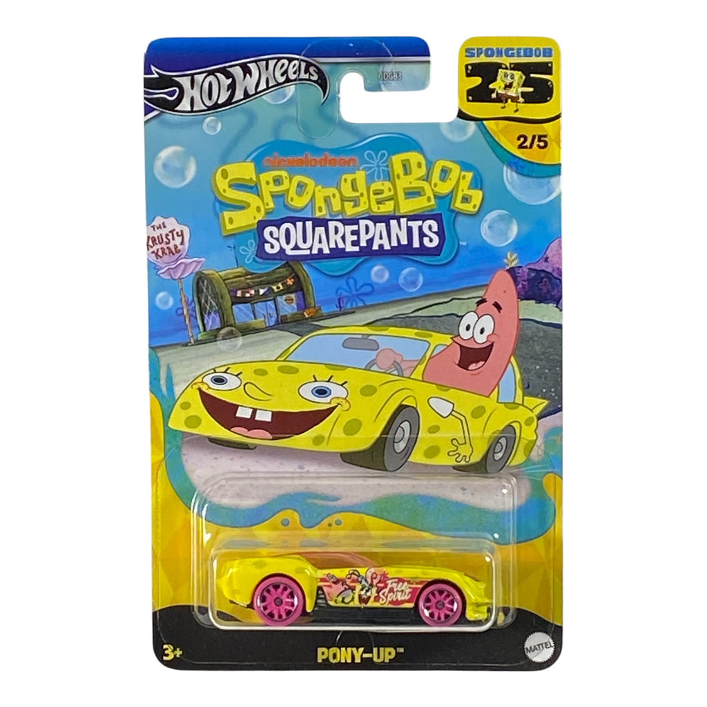 Hot Wheels Pony-Up - SpongeBob 25'th Anniversary Series 2/5 - Collectors World Toys