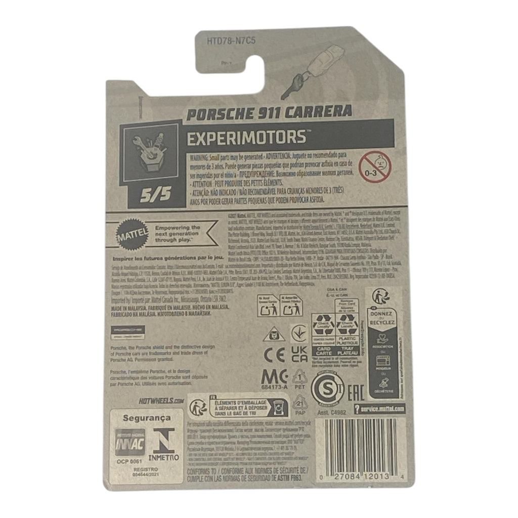 Hot Wheels Porsche 911 Carrera - Experimotors Series 5/5