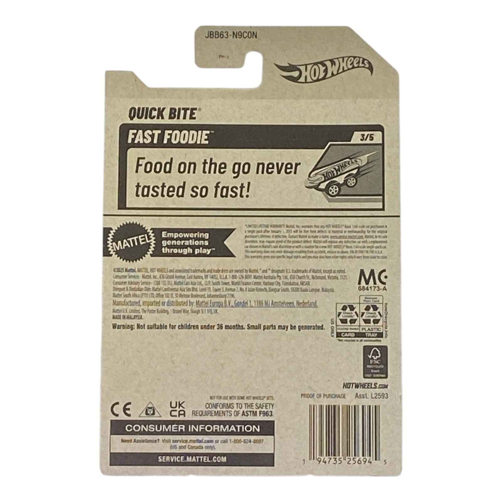 Hot Wheels Quick Bite - Fast Foodie Series 3/5 Secondary image