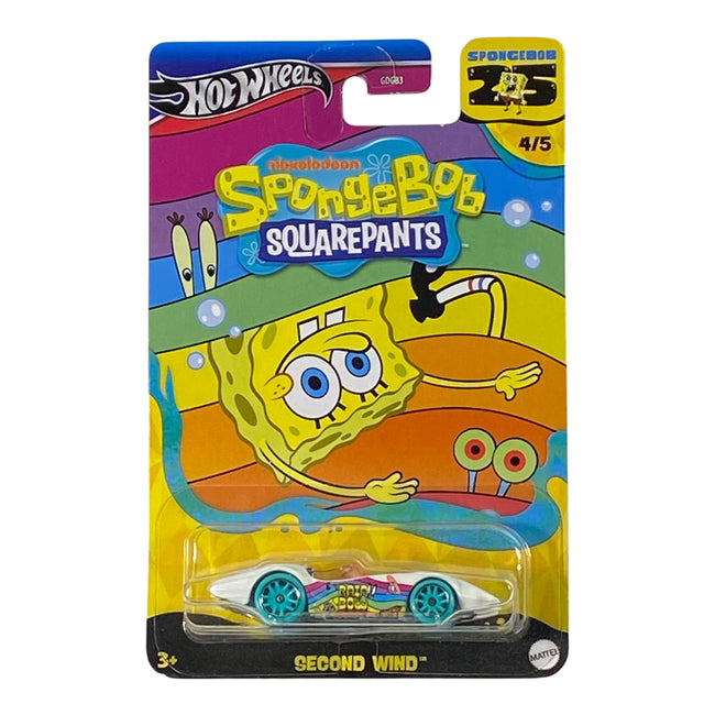 Hot Wheels Second Wind - SpongeBob SquarePants 25'th Anniversary Series 4/5 - Collectors World Toys Hover Image
