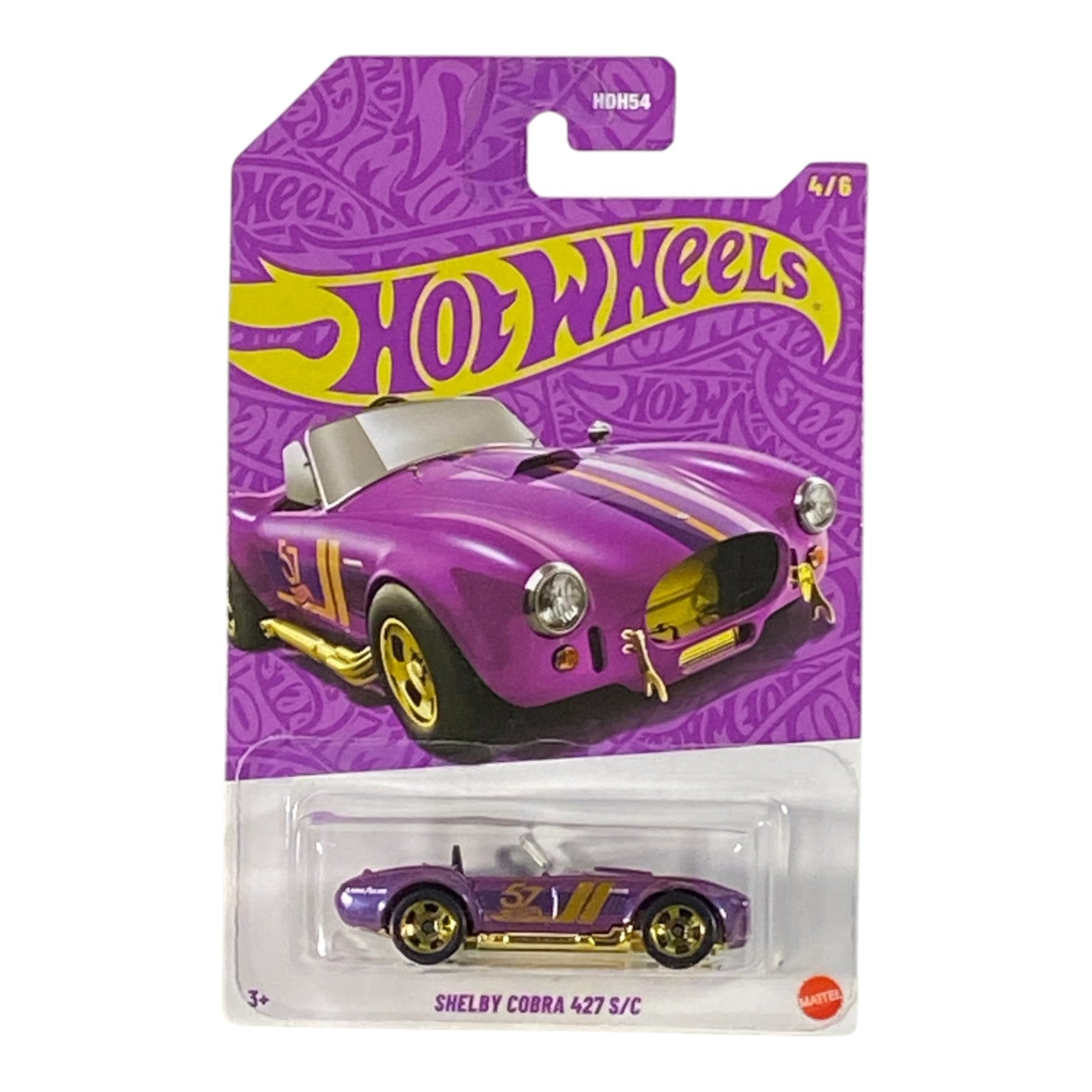 Hot Wheels Shelby Cobra 427 S/C - Pearl & Chrome 57th Anniversary Series 4/6 Main image
