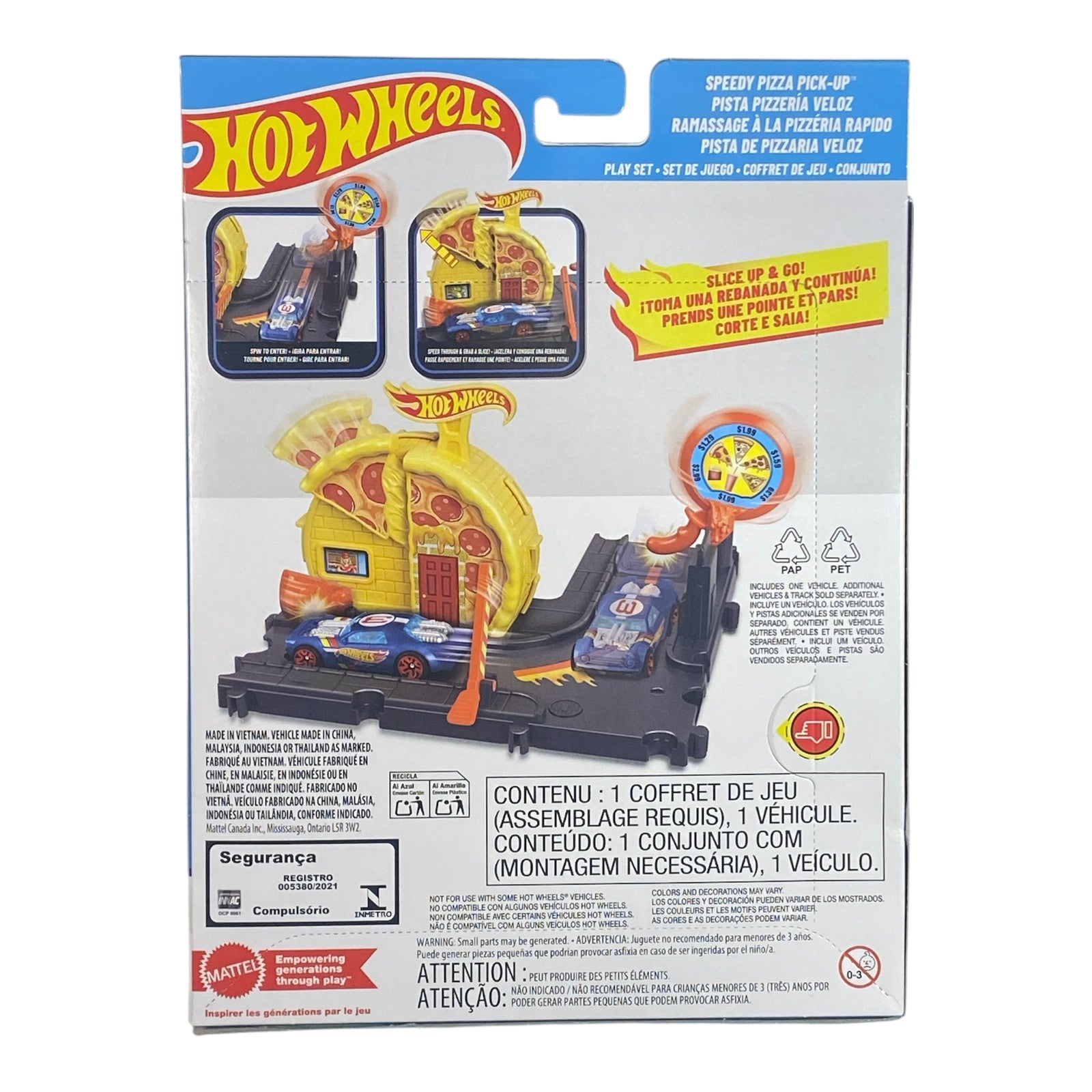 Hot Wheels Speedy Pizza Pick-Up - Hot Wheels City Playset