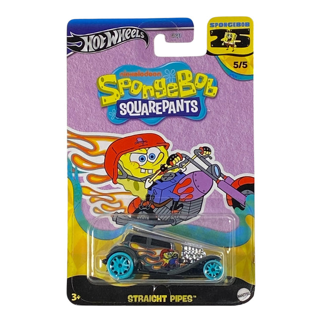 Hot Wheels Straight Pipes - SpongeBob SquarePants 25'th Anniversary Series 5/5 - Collectors World Toys Hover Image