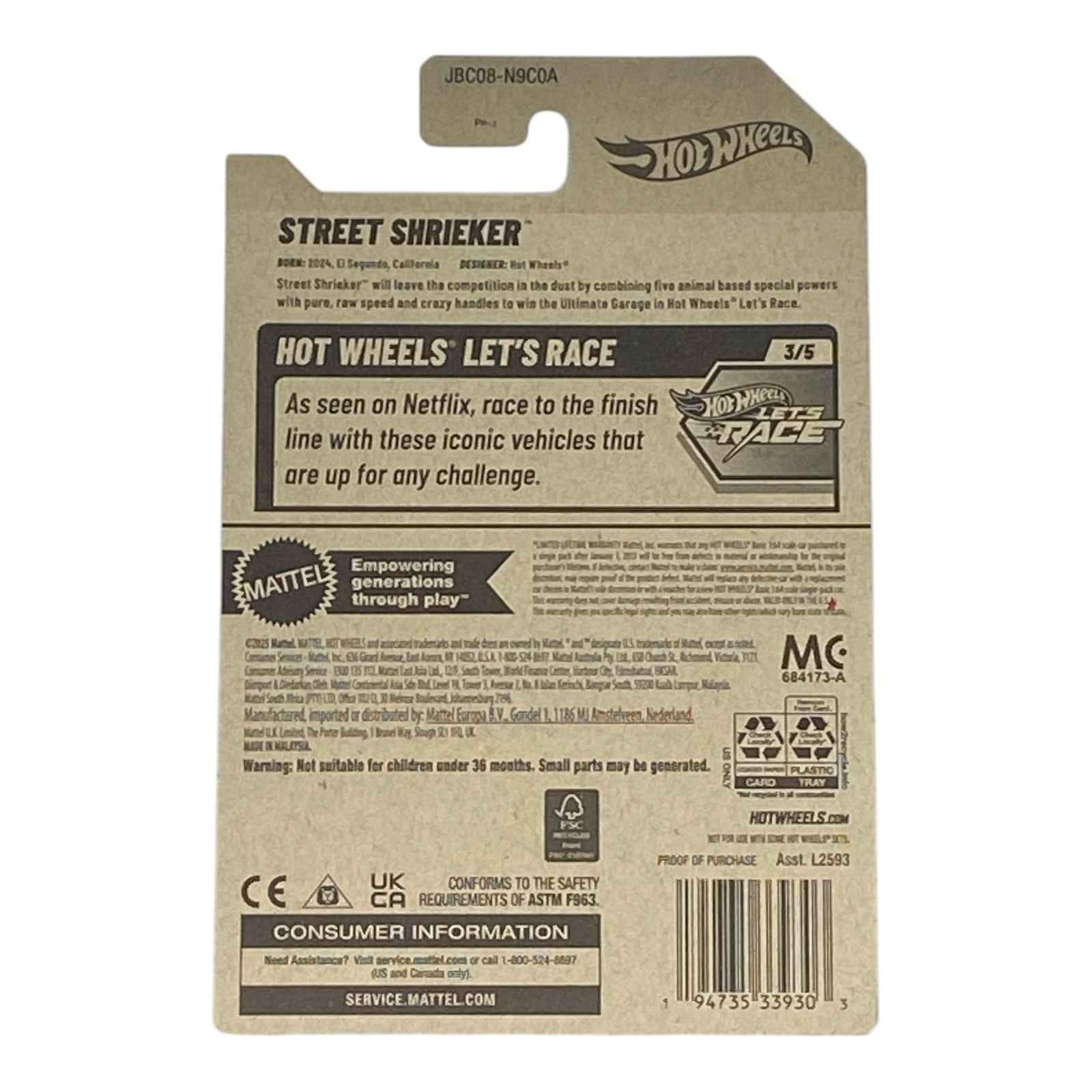 Hot Wheels Street Shrieker - Let's Race Series 3/5 Secondary image