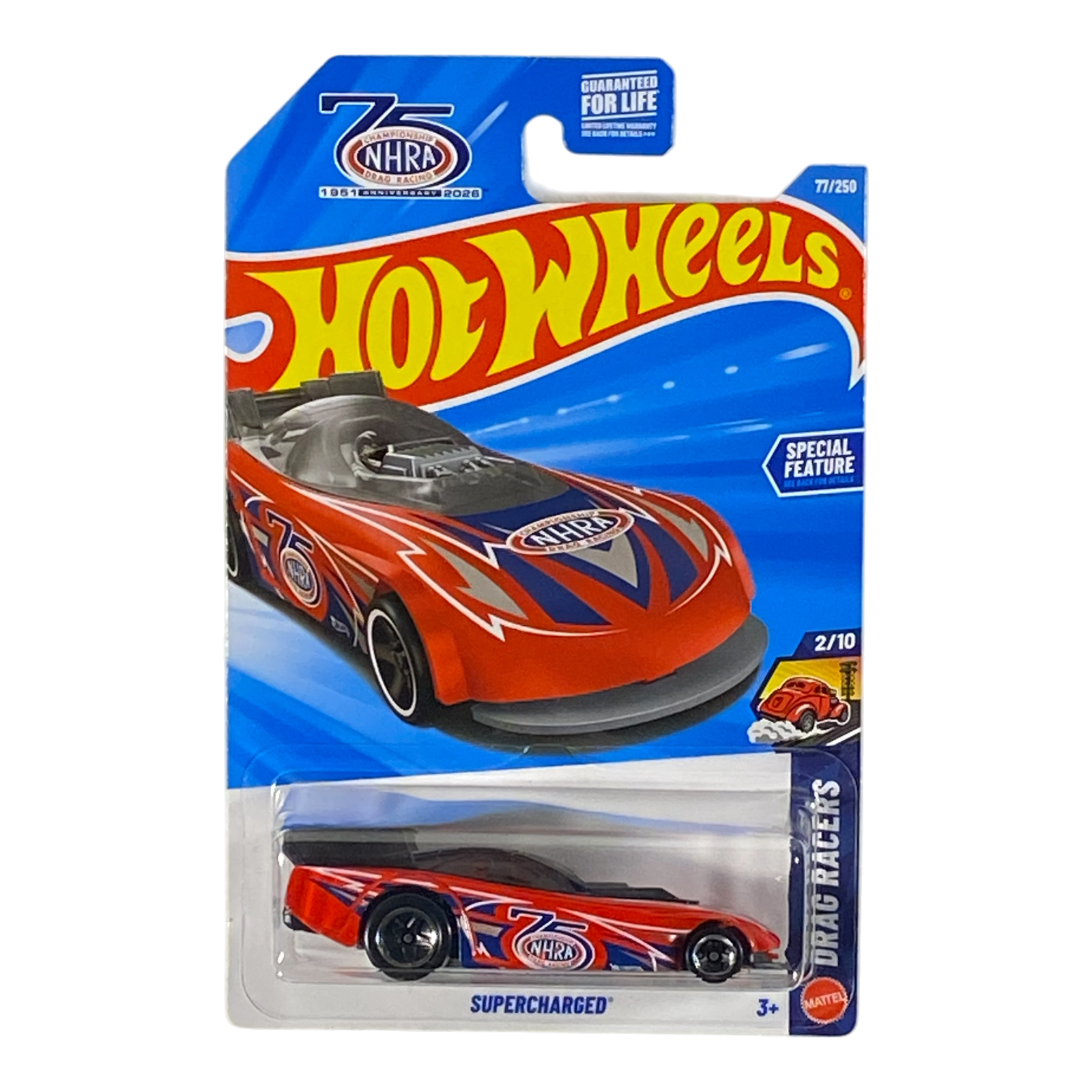 Hot Wheels Supercharged (NHRA 75'th Anniversary) - Drag Racers Series 2/10 Main image