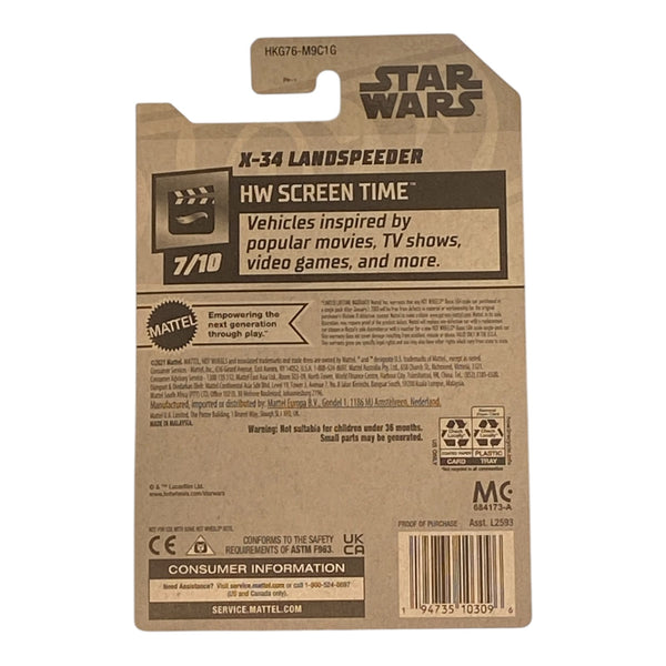 Hot Wheels X-34 Landspeeder | Screen Time Series 7/10