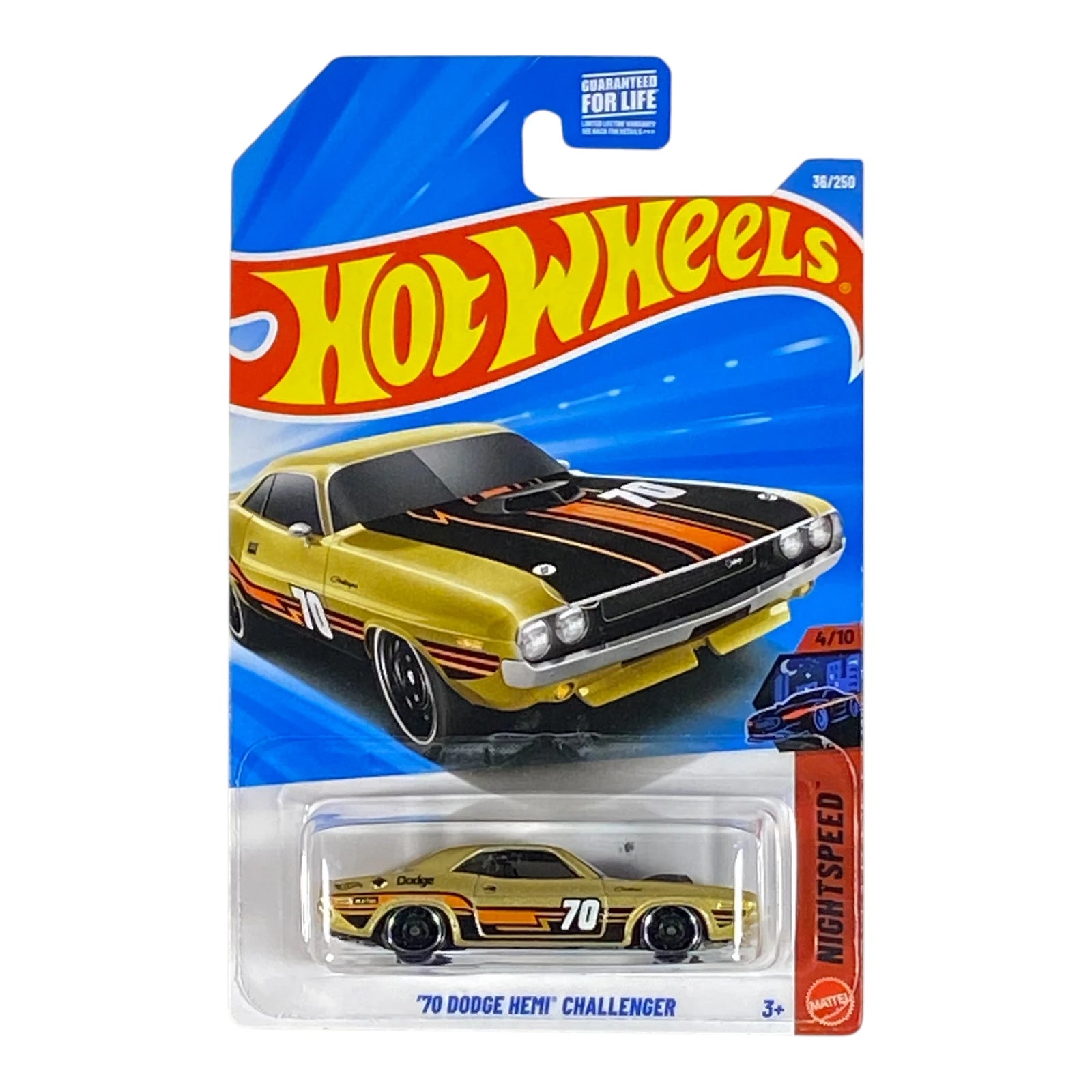 Hot Wheels '70 Dodge Hemi Challenger - Nightspeed Series 4/10