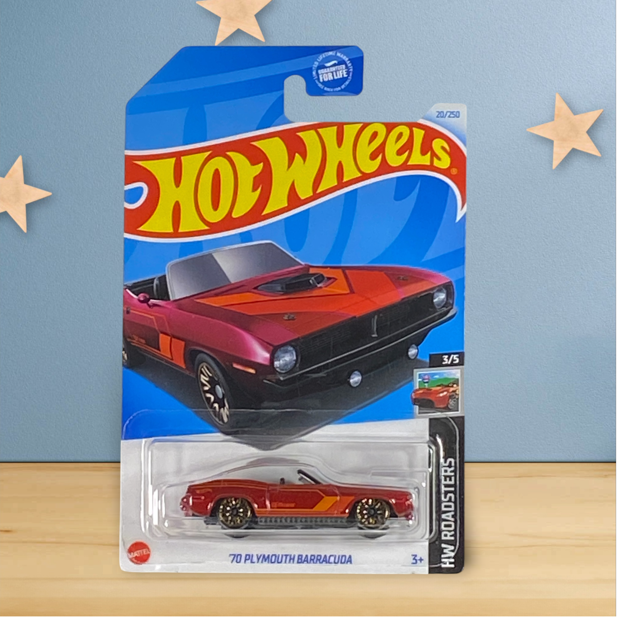 Hot Wheels '70 Plymouth Barracuda - Roadsters Series 3/5