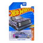 Hot Wheels '83 Chevy Silverado "Black Widow" - Truckin' Along Series 3/5