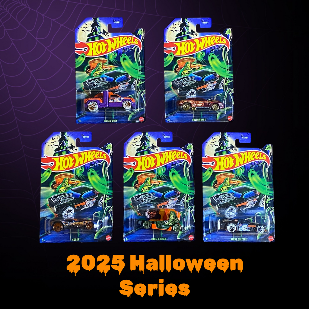 Hot Wheels 2025 Halloween Series Complete Set of 5