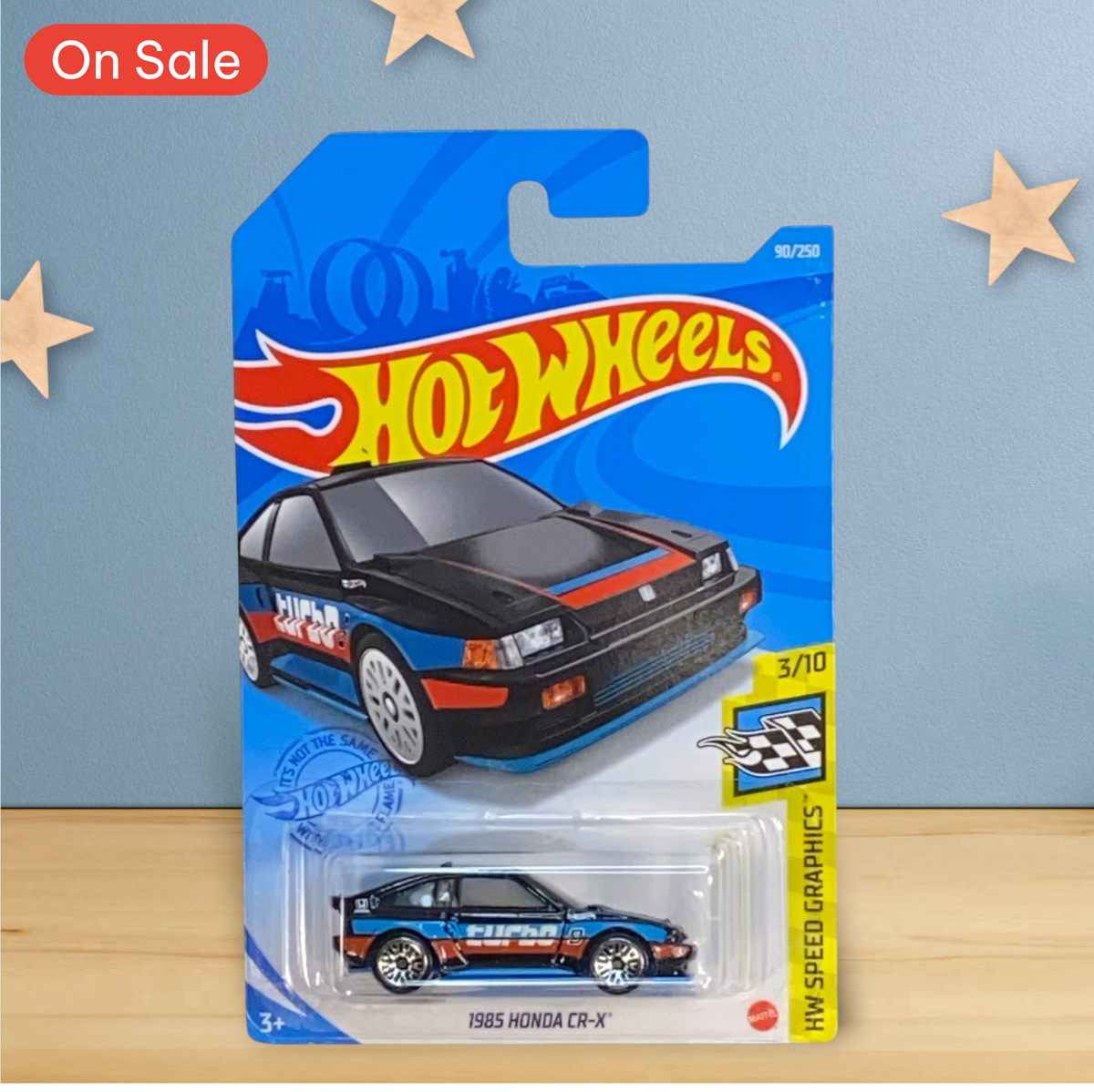 Hot Wheels 1985 Honda CR-X - Speed Graphics Series 3/10