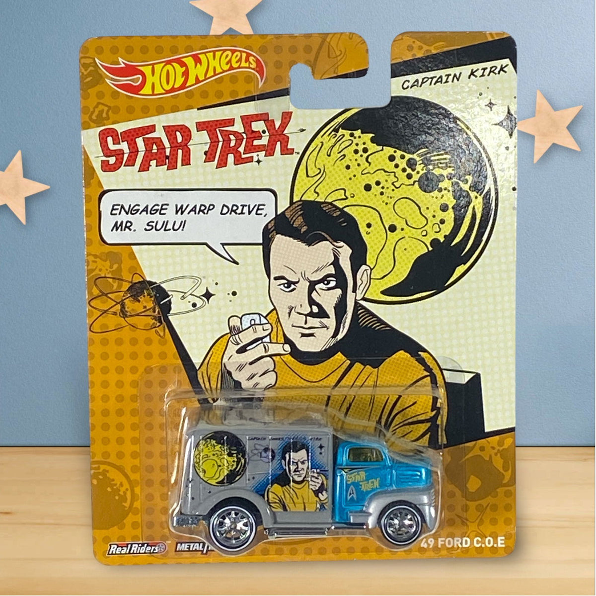 Hot Wheels '49 Ford C.O.E. - Star Trek Series Captain Kirk - Collectors World Toys