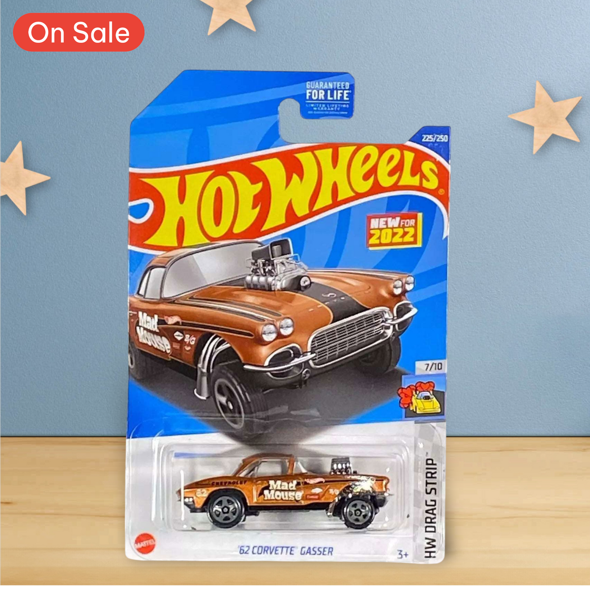 Hot Wheels '62 Corvette Gasser - Drag Strip Series 7/10