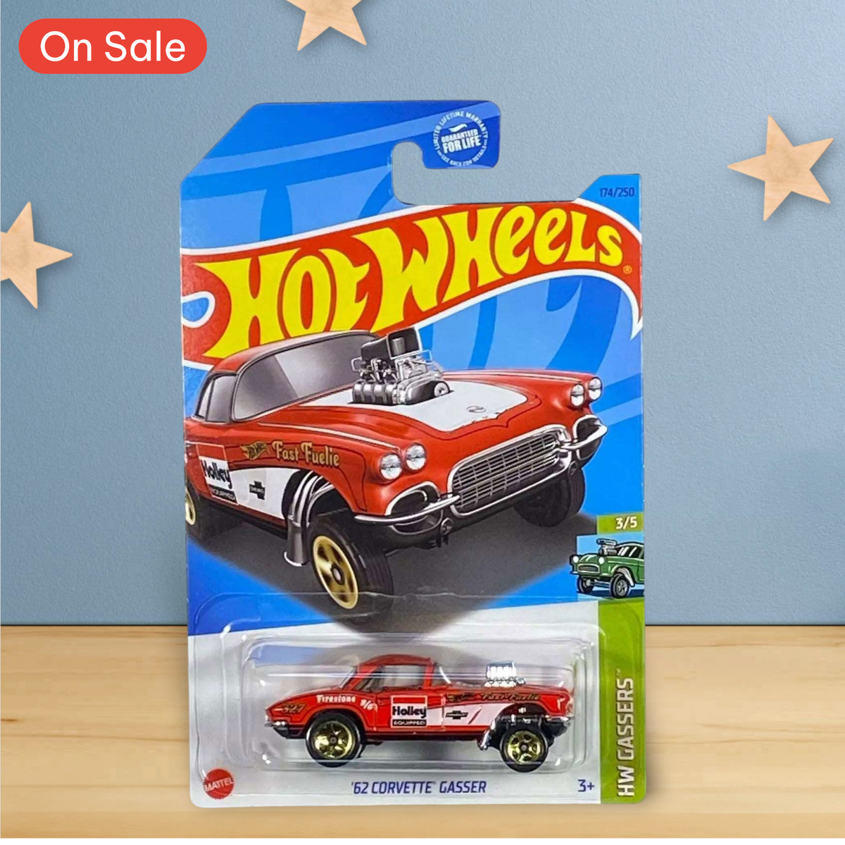 Hot Wheels '62 Corvette Gasser - Gassers Series 3/5
