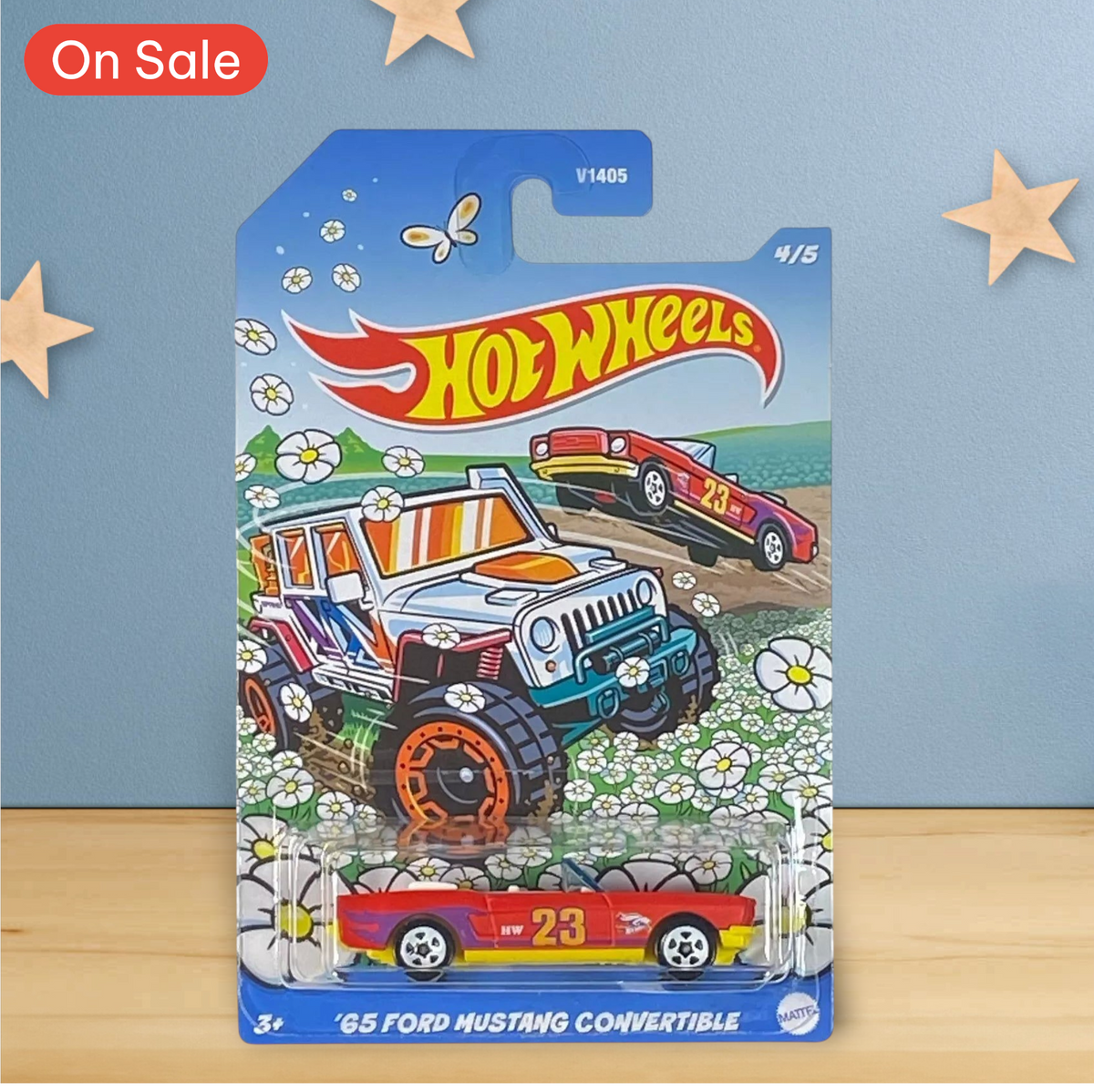 Hot Wheels '65 Ford Mustang Convertible - Spring Series 4/5