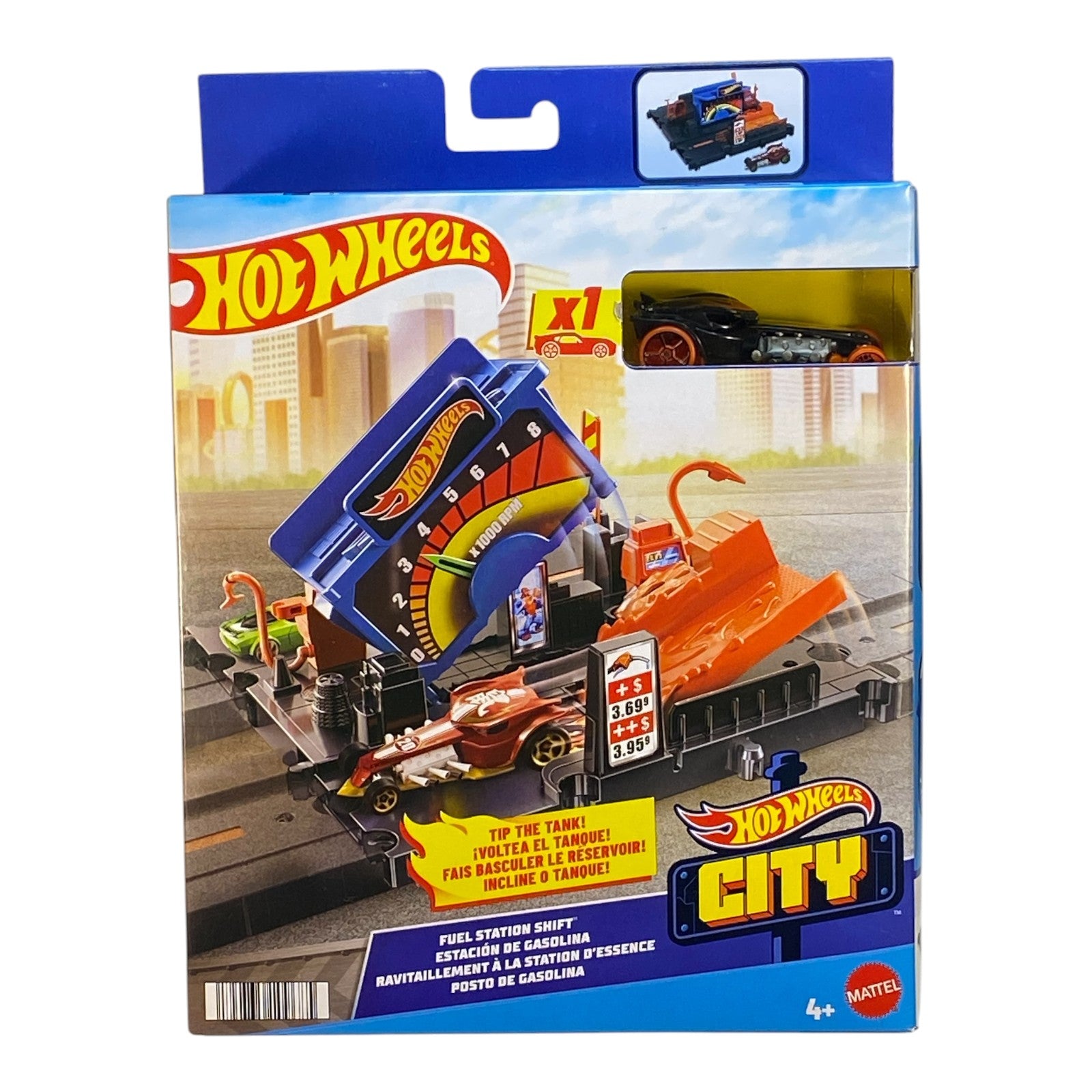 Hot Wheels City Fuel Station Shift Track Set Main image