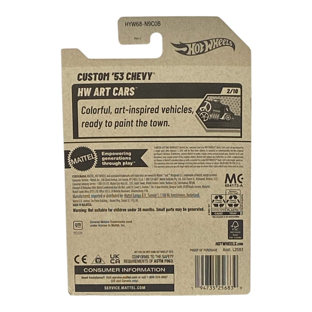 Hot Wheels Custom '53 Chevy - Art Cars Series 2/10