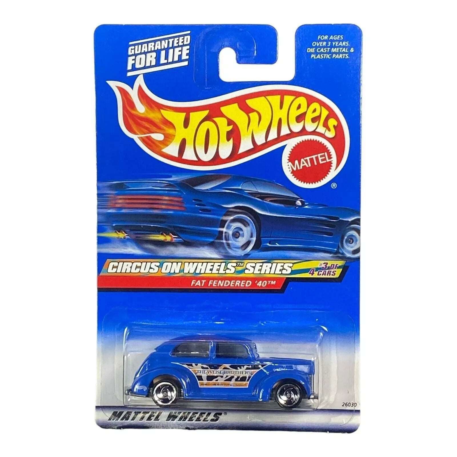 Hot Wheels Fat Fendered '40 - Circus on Wheels Series - Collectors World Toys