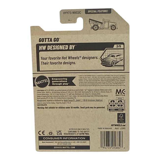 Hot Wheels Gotta Go - Designed By Series 3/5 Main Image