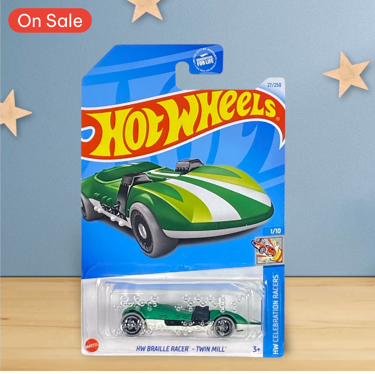 Hot Wheels HW Braille Racer - Twin Mill - Celebration Racers Series 1/10