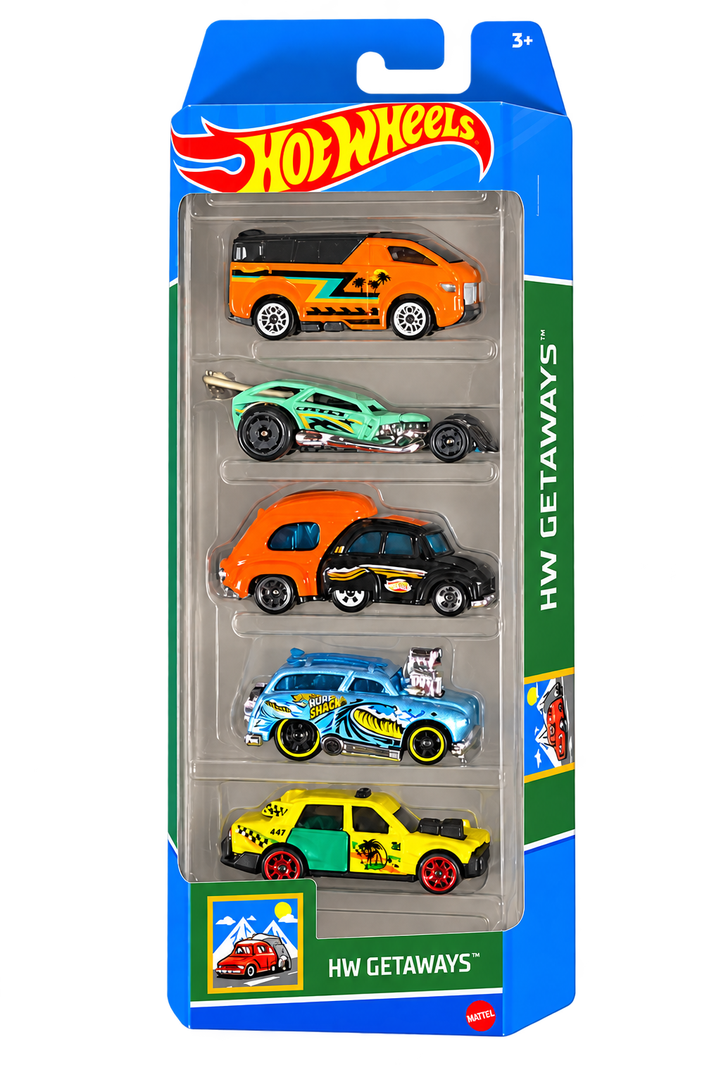 Hot Wheels HW Getaways | 5 pack Edition
