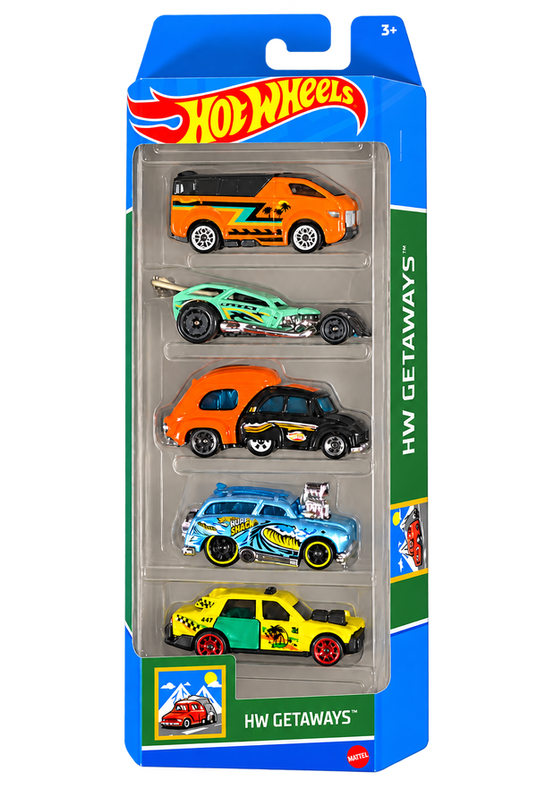 Hot Wheels HW Getaways | 5 pack Edition