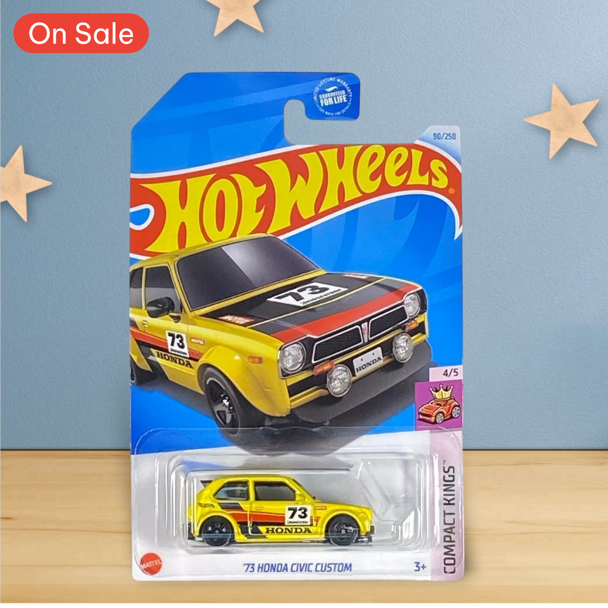 Hot Wheels '73 Honda Civic Custom - Compact Kings Series 4/5