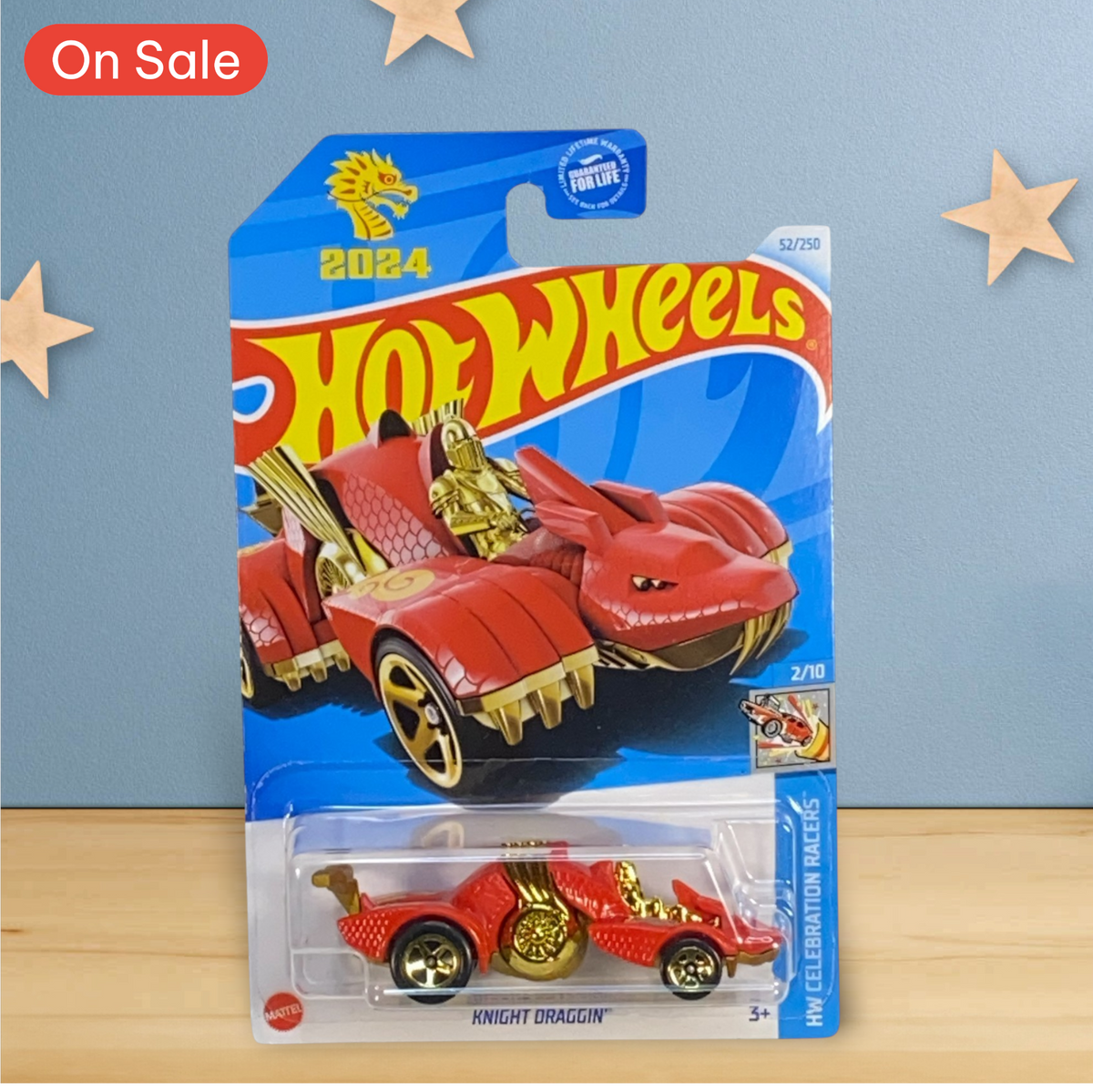 Hot Wheels Knight Draggin' - Celebration Racers Series 2/10