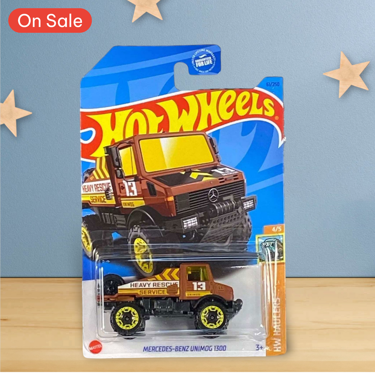 Hot Wheels Mercedes-Benz Unimog 1300 - Haulers Series 4/5