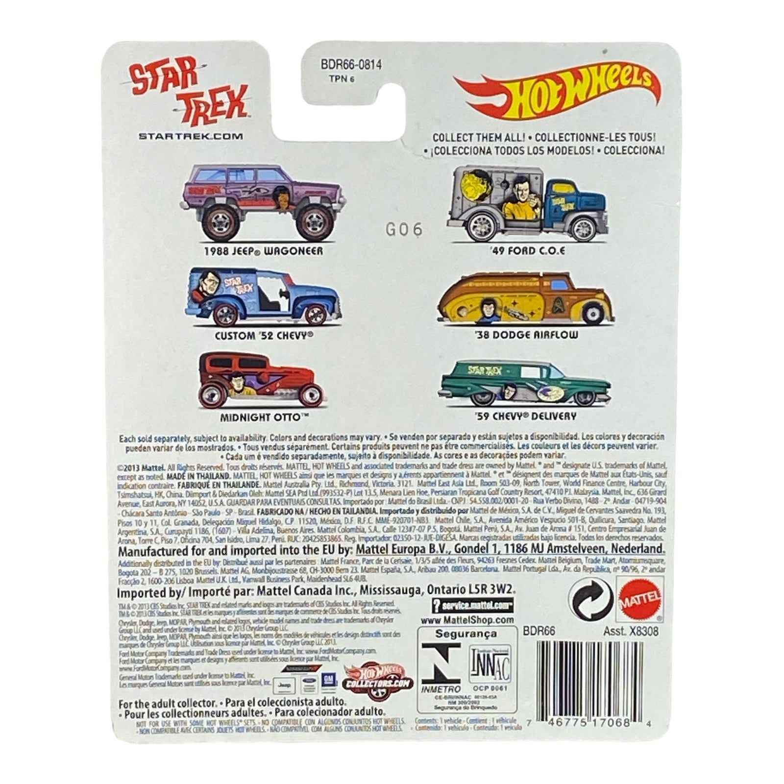 Hot Wheels Midnight Otto - Star Trek Series Sulu Secondary image