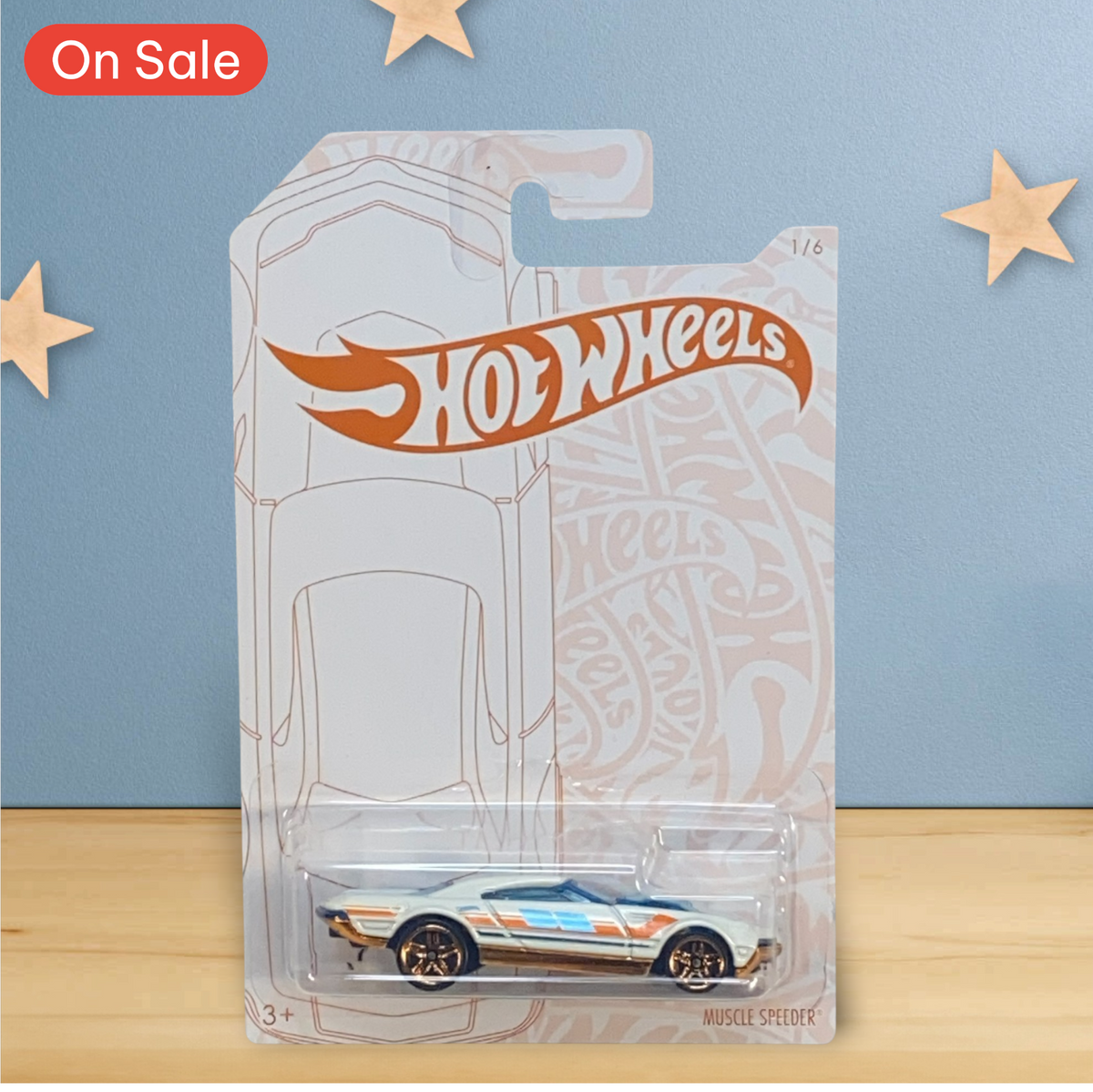 Hot Wheels Muscle Speeder - Pearl and Chrome Series 1/6