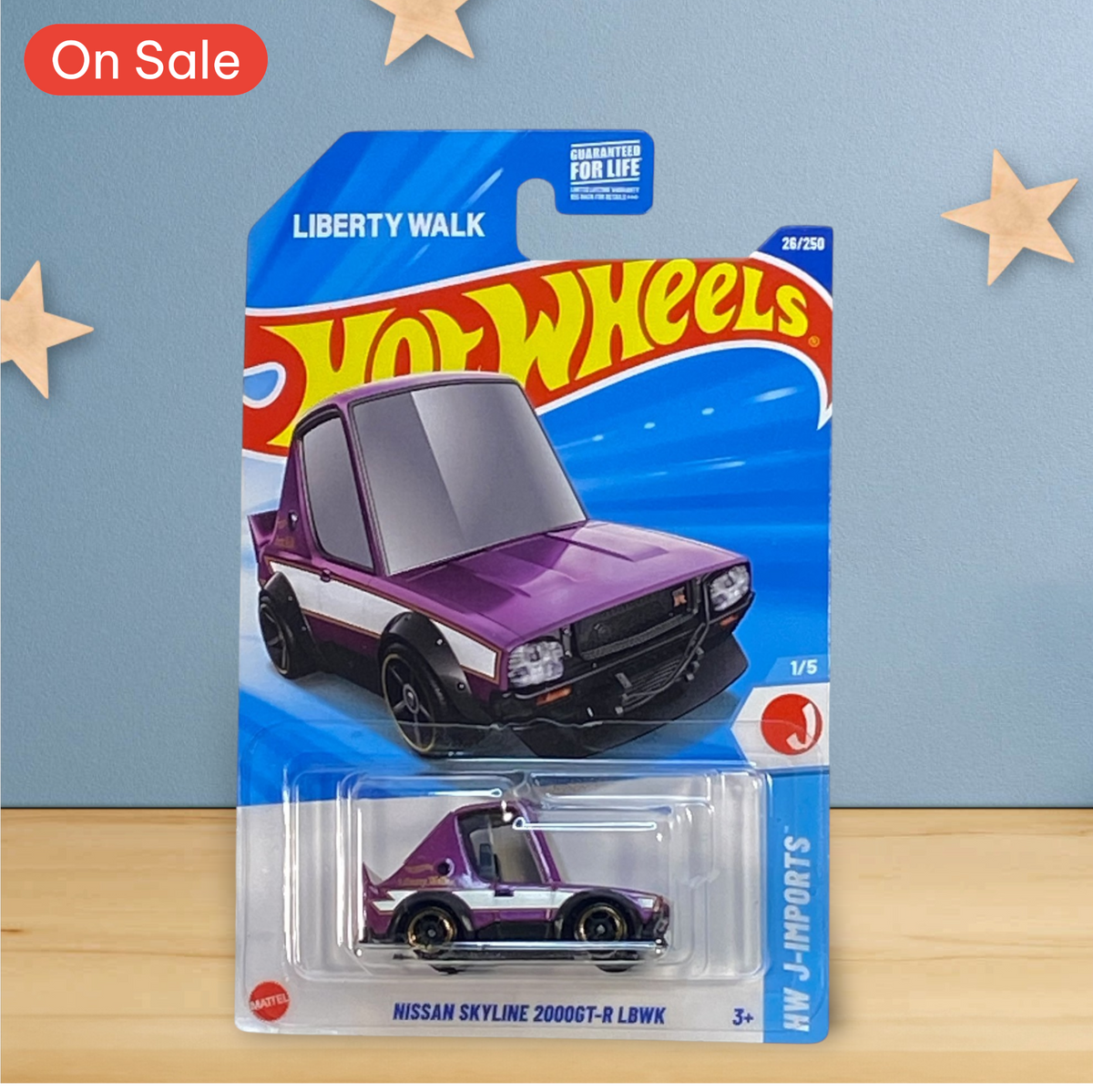 Hot Wheels Nissan Skyline 2000GT-R LBWK - J-Imports Series 1/5