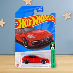 Hot Wheels Porsche Panamera Turbo S F-Hybrio Sport Turismo - Green Speed Series