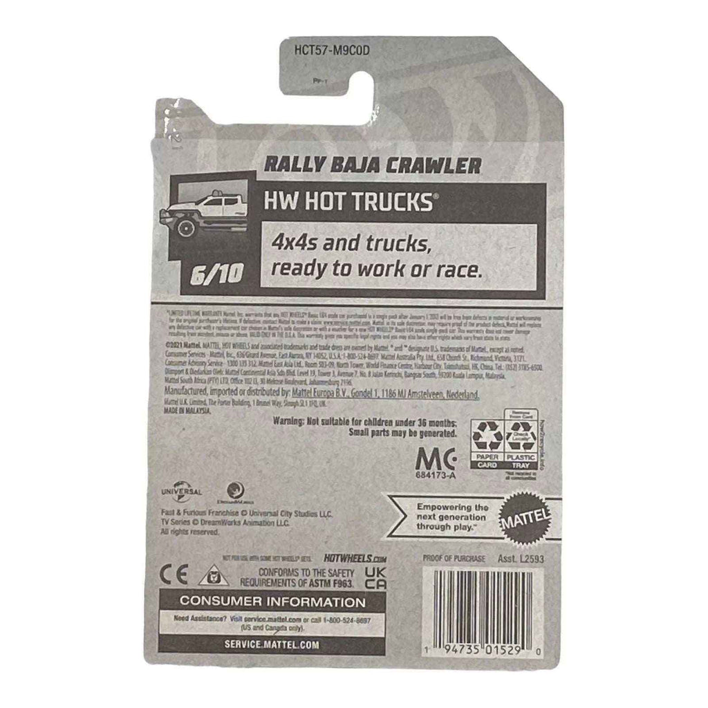 Hot Wheels Rally Baja Crawler - Fast & Furious Spy Racers - Hot Trucks Series -