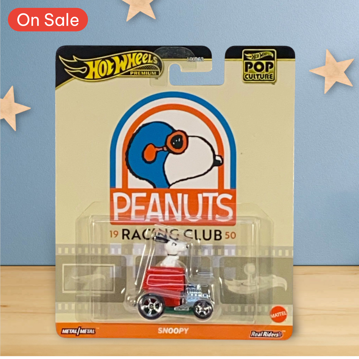 Hot Wheels Snoopy - Peanuts Racing Club - Premium Pop Culture Series
