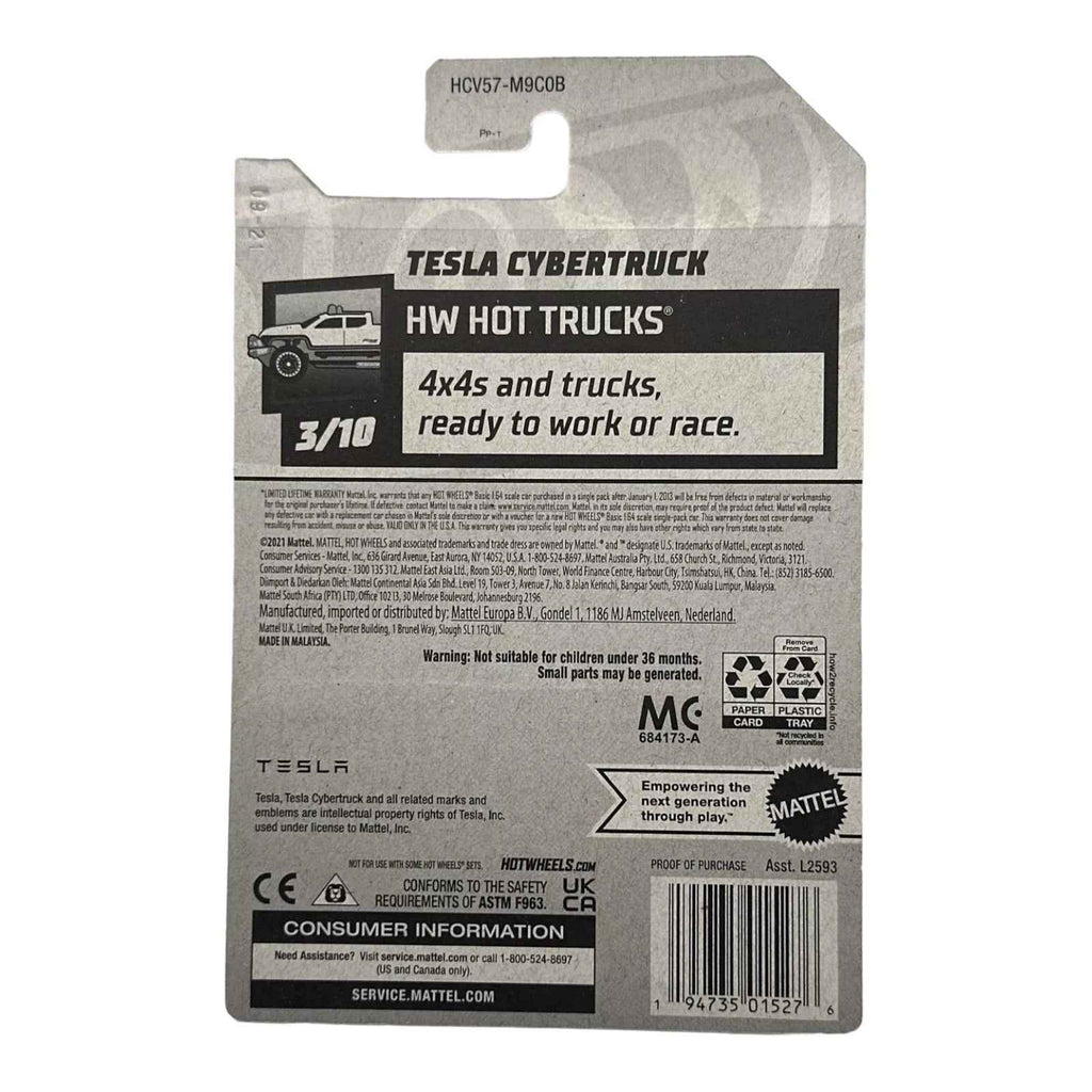 Hot Wheels Tesla Cybertruck - Hot Trucks Series 3/5 -