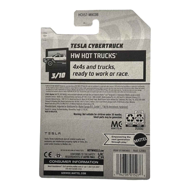 Hot Wheels Tesla Cybertruck - Hot Trucks Series 3/5 Main Image