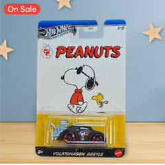 Hot Wheels Volkswagen Beetle - Silver Series Peanuts 75 Years 1/5