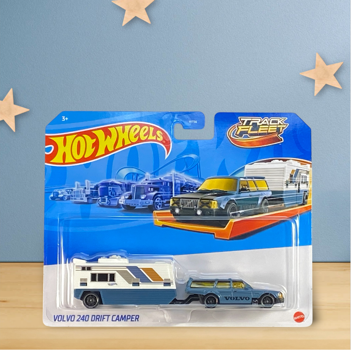 Hot Wheels Volvo 240 Drift Camper - Track Fleet Series