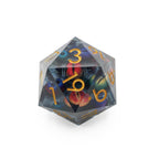 Hydra's Eyes | Giant D20 Moving Eye DnD Dice | Acrylic RPG Gaming Dice - Collectors World Toys