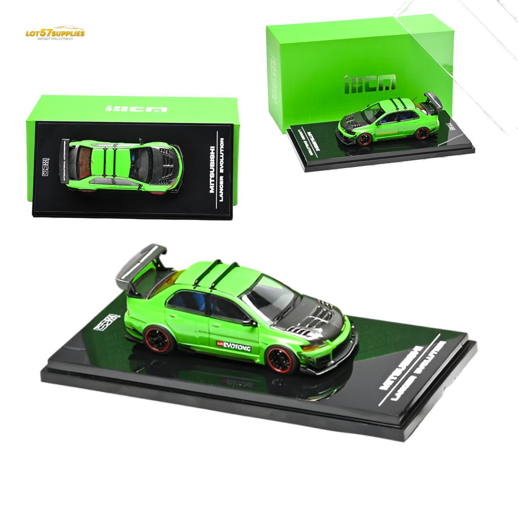 (Pre-Order) IHCM Mitsubishi Lancer Evo IX - Parrot Green 1:64