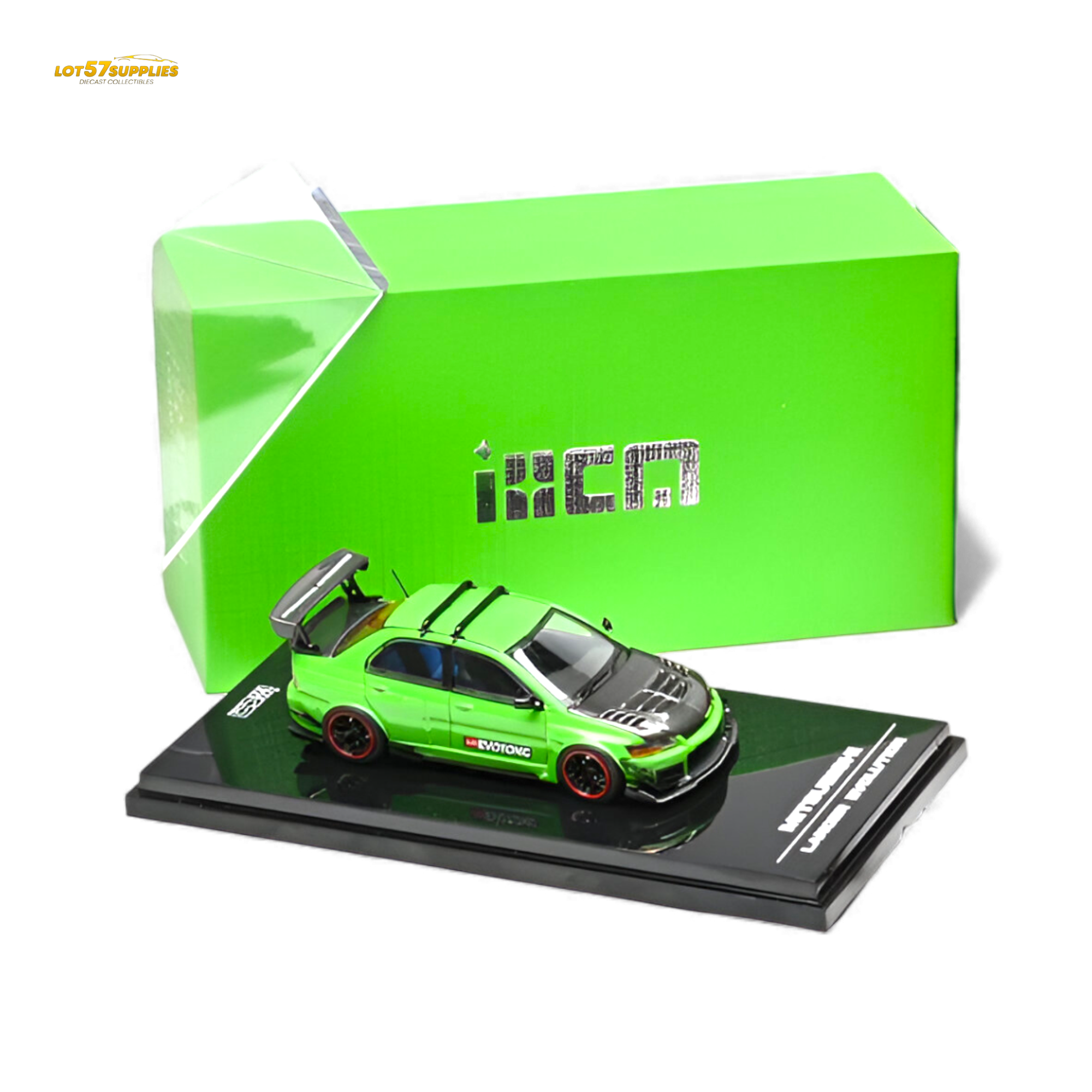 (Pre-Order) IHCM Mitsubishi Lancer Evo IX - Parrot Green 1:64