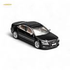 (Pre-Order) Motorhelix 2008 Audi S8 D3 - Brilliant Black 1:64