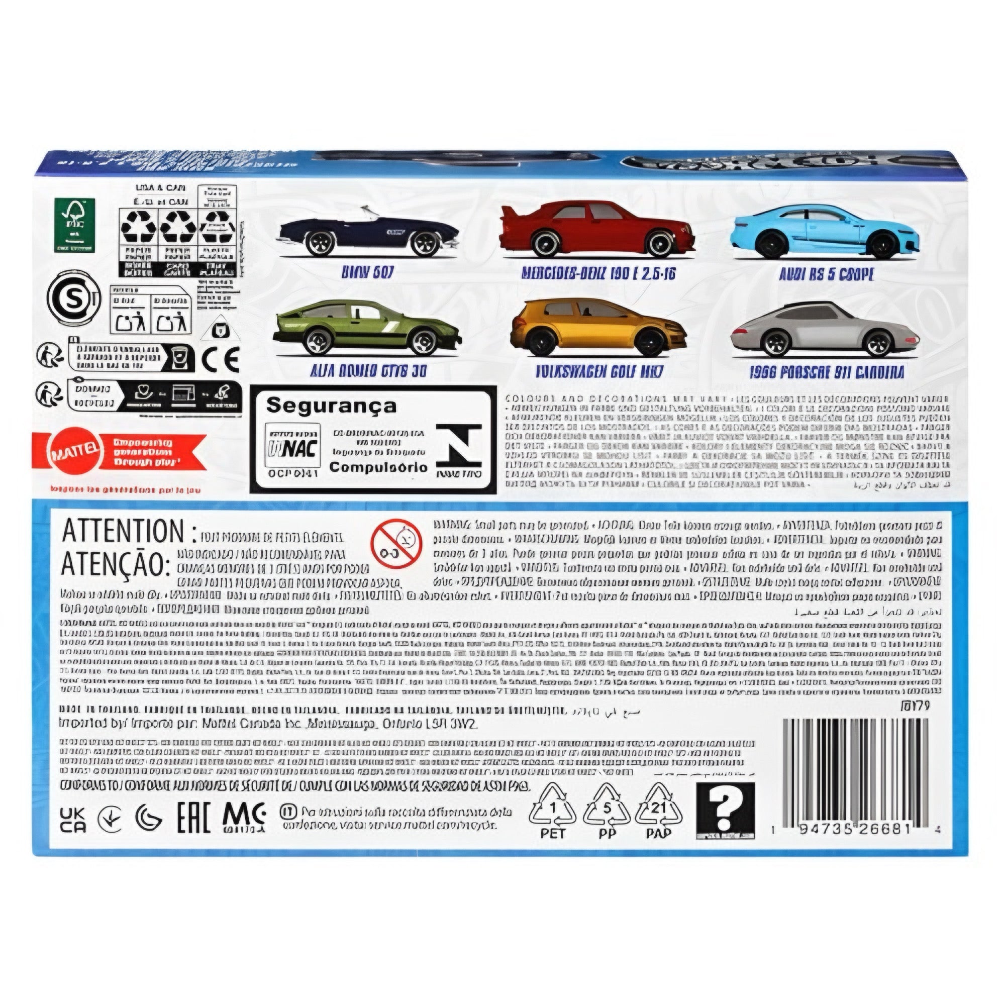 Hot Wheels Multipack Assorted 1:64 Set