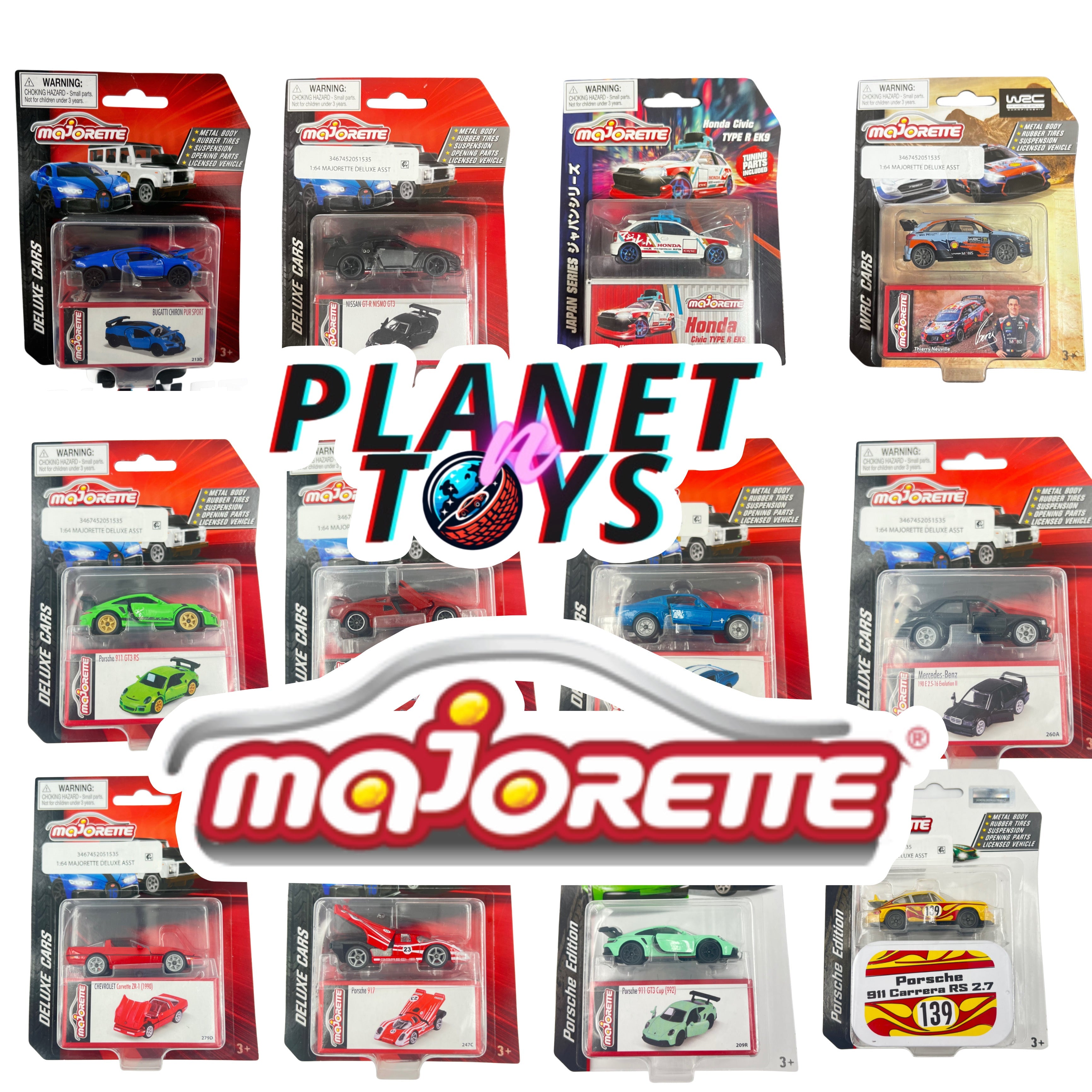 Majorette Diecast 1:64 Assorted