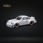 CM Model Porsche 964 Widebody Nero Gray 1:64 - Collectors World Toys