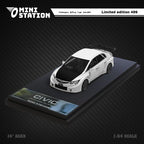 Mini Station Honda Civic FD2 White Widebody 1:64 - Collectors World Toys