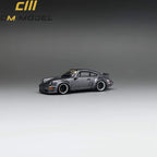 CM Model Porsche 964 Widebody Metallic Gray 1:64 - Collectors World Toys