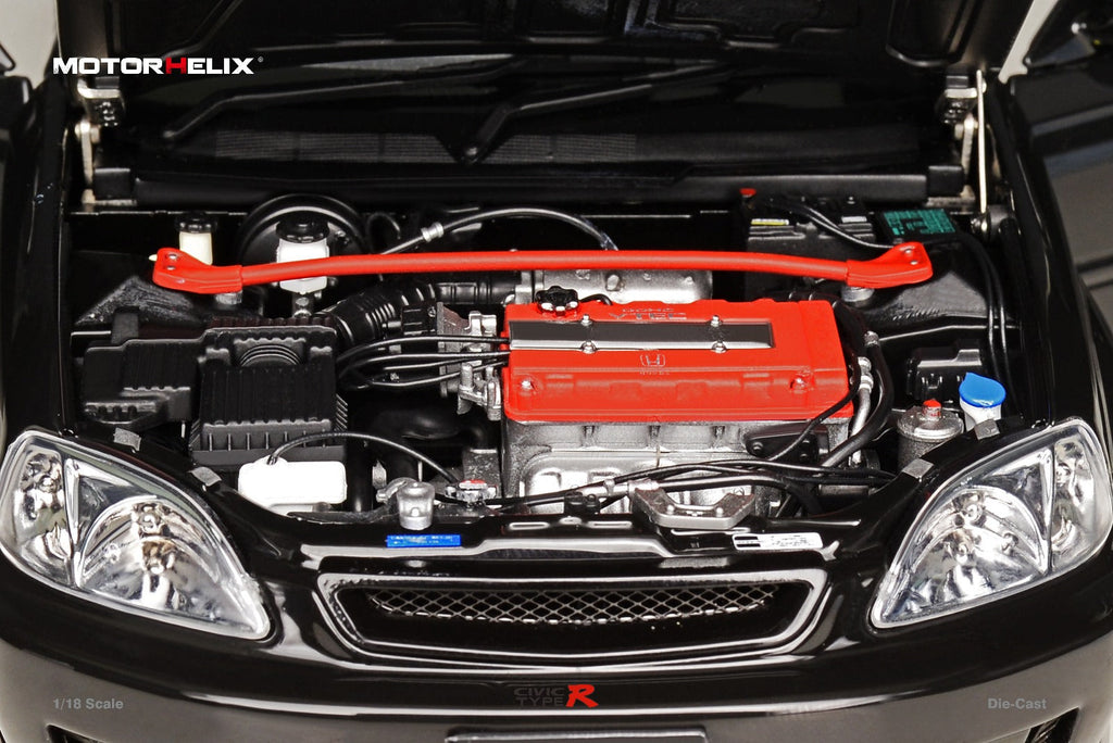 MOTORHELIX Honda Civic Type-R EK9-120 SILVER 1:18 - Collectors World Toys