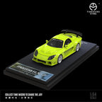 TimeMicro Mazda RX-7 VeilSide BLACK / GREEN / WHITE 1:64 - Collectors World Toys